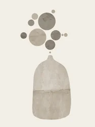 Vasijas minimalistas «Bubbles»