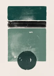 Composición verde moderna