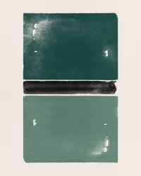 Abstracto en verde apagado