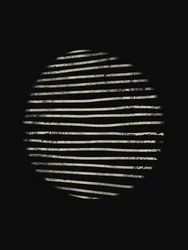 Sombra circular rayada