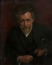 Retrato del profesor Edmund von Hellmer