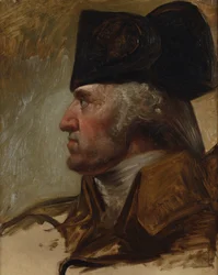 George Washington, Estudio para Washington cruzando el Delaware, c.1850