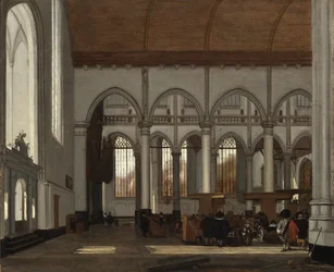 Interior de la Oude Kerk, Ámsterdam