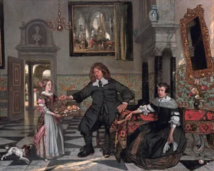 Retrato de una familia en un interior (familia de Pieter de Graeff)
