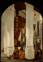La Nieuwe Kerk en Delft con la tumba de Guillermo el Silencioso