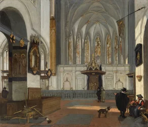 Vista del coro de la iglesia de San Juan en Utrecht