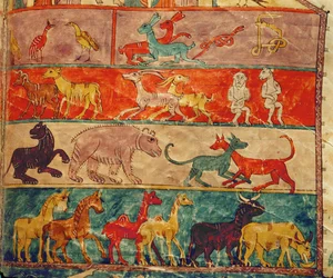 Animales dentro del Arca