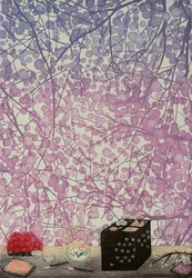 Fiambrera de primavera, 2010 (aguafuerte)