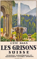 Verano en les Grissons, Suiza