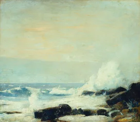 El majestuoso mar, c.1907 (óleo sobre lienzo)