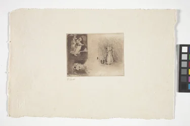 Tres estudios (tinta)