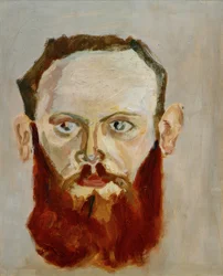 Retrato de un hombre con barba completa