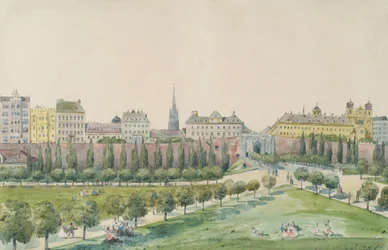 El Stubenbastei y el Stubentor en Viena