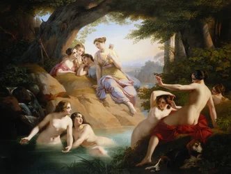 Diana y Ninfas Bañándose