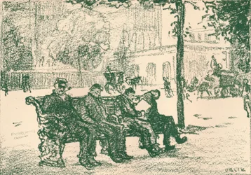 En el Victoria Embankment, 1898