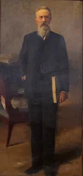Retrato del compositor Nikolai Rimsky-Korsakov 1844-1908, c. 1900