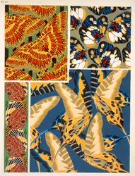 Diseño con motivos de insectos
