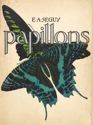 Portada de Papillons, pub. 1925 (impresión en pochoir)