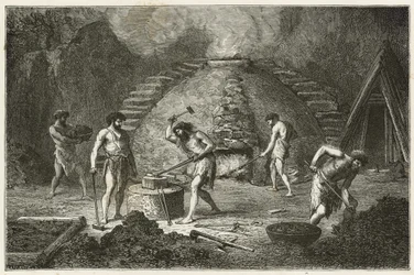 El horno primitivo para la extracción del hierro