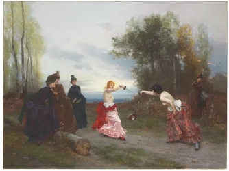 El duelo, 1884