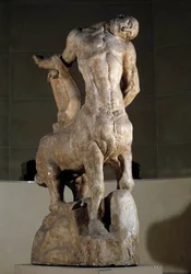 El centauro moribundo, escultura de Antoine Bourdelle