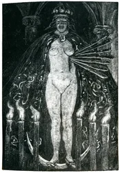 Ilustración para Poemas de Charles Baudelaire (1821-67)