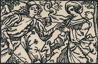 Ilustración para el Petit Testament de Villon, 1919