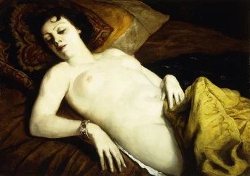 Desnudo Durmiendo con Brazalete, 1930