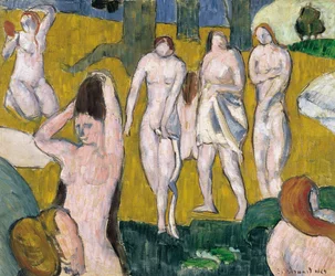 Mujeres bañándose