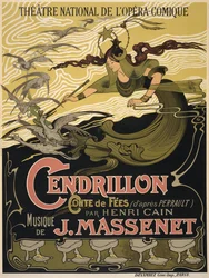Póster para la ópera Cendrillon de Jules Massenet, 1899