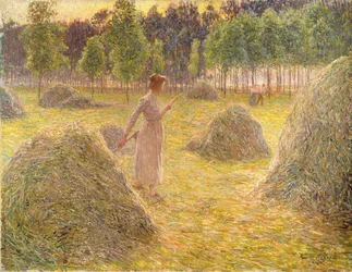 Las espigadoras, mediados de la década de 1890