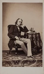 Retrato del Compositor Franz Liszt 1811-1886