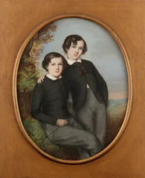 Retrato de J. McNeill Whistler y su Hermano William (Dr. William Whistler)