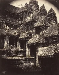 Ángulo de un patio interior de la Gran Pagoda, 1866