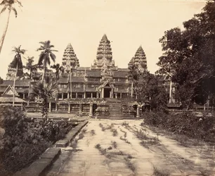Fachada Oeste de la Gran Pagoda, 1866