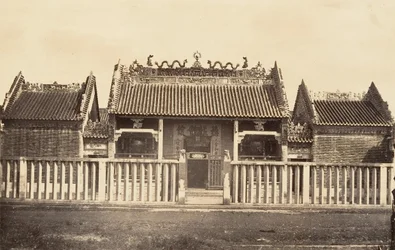 Pagoda de la ciudad china, 1866