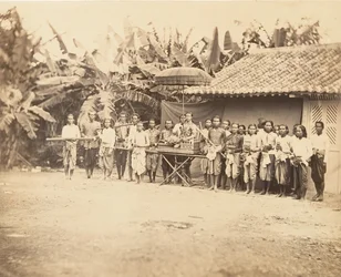 Príncipe Camboyano y su Cortejo, 1866