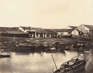 Vista de la ciudad china Cholen, hoja No. 4, 1866
