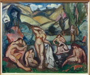 Mujeres bañándose