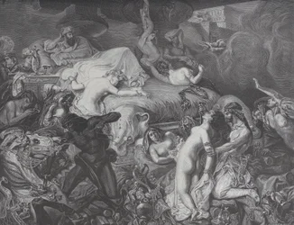 Sardanápalo, de Le Monde Illustré, 16 de mayo de 1874