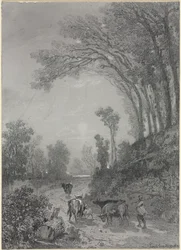 Paisaje con vacas