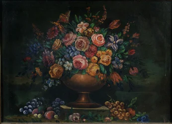 Jarrón con flores