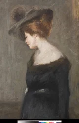 Retrato de una dama, 1903 (detalle)