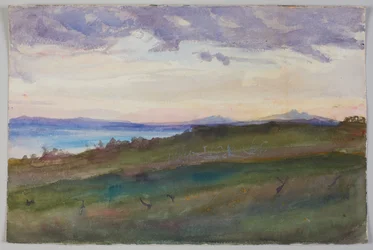 Vista del paisaje, Hammamet