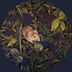 Ratón de la cosecha, 2021 (óleo sobre lienzo)