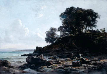 Lavandería en marea baja, 1891
