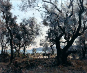 Olivos alrededor de Cap Martin, 1891