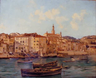 El puerto de Menton 1891 (pintura)