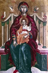Icono de la Virgen y el Niño, 1664