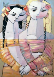 Con flores en el cabello, 2008